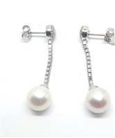 Orecchini Lorenza Gioielli Donna Perle in Oro bianco Perla 343279 - 343279